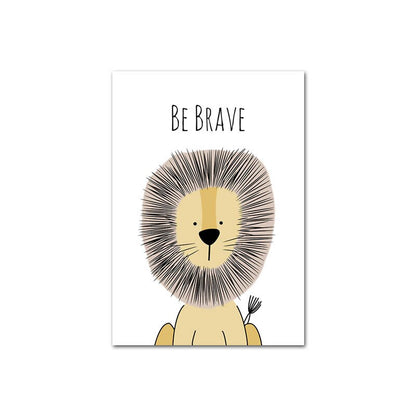 Toile "Encouragements animaliers"