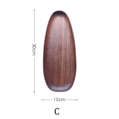 Plat, assiette en bois