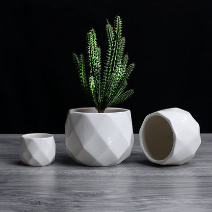 Cache-pot géométrique
