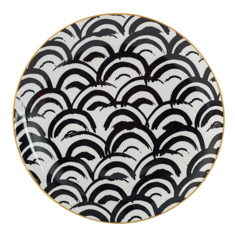 Assiettes géométriques