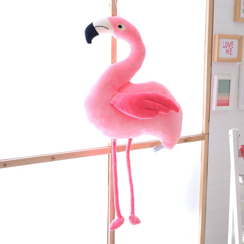 Coussin flamant rose