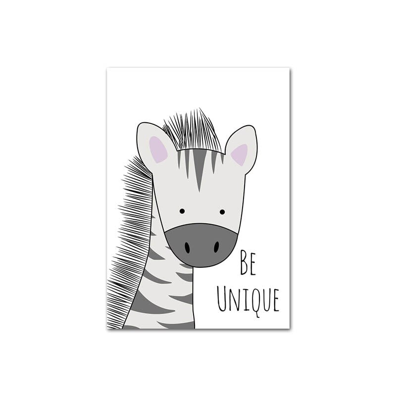 Toile "Encouragements animaliers"