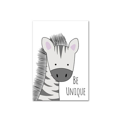 Toile "Encouragements animaliers"