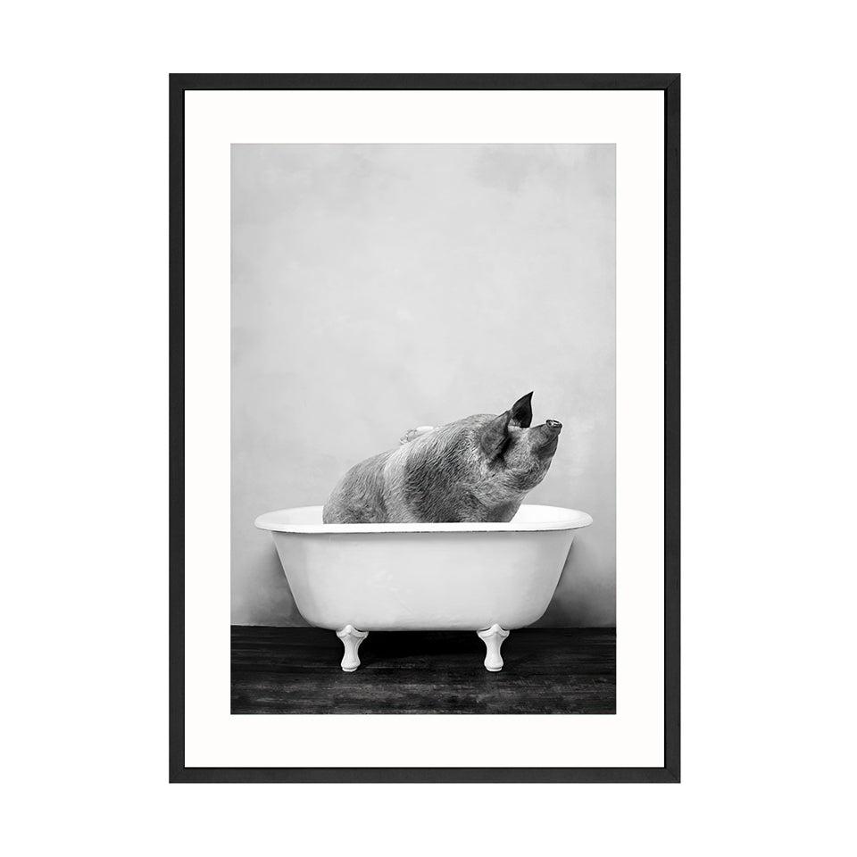 Toile "Bain sauvage"