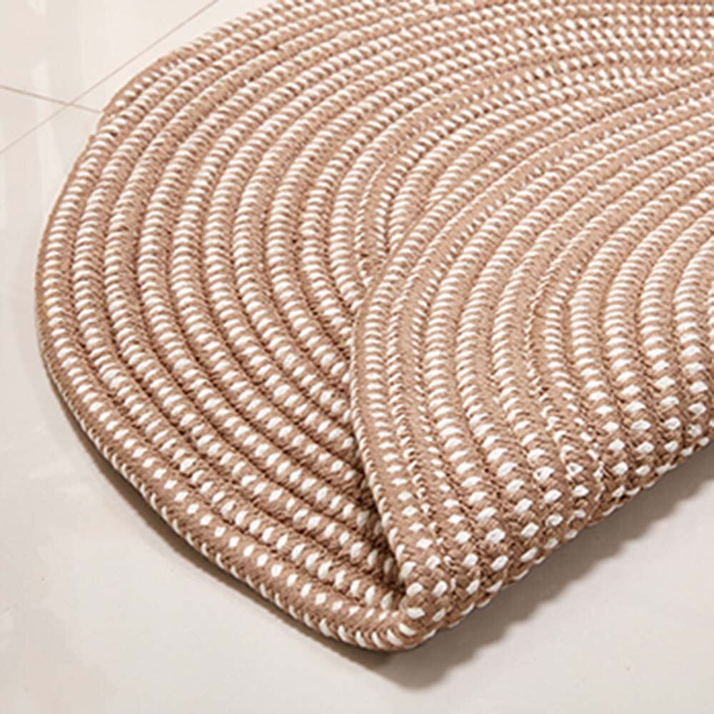 Tapis minimaliste rond
