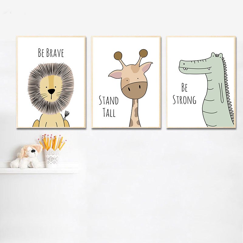 Toile "Encouragements animaliers"