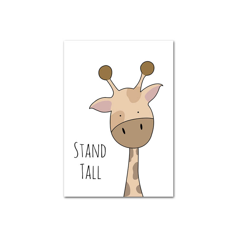 Toile "Encouragements animaliers"