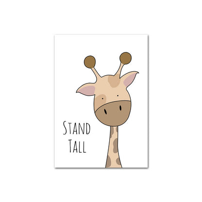 Toile "Encouragements animaliers"