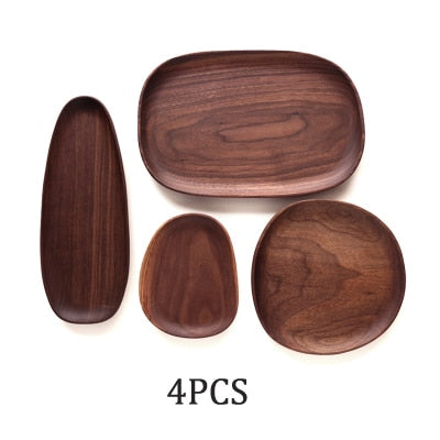Plat, assiette en bois