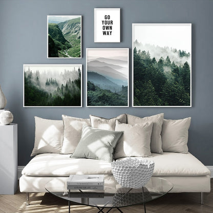 Toile "forêt enchantée"