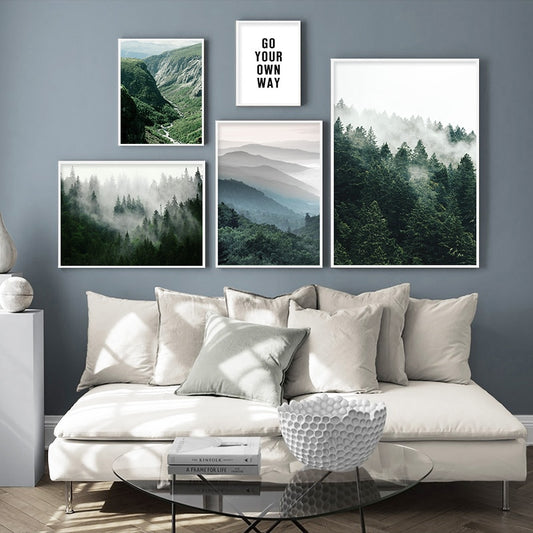 Toile "forêt enchantée"