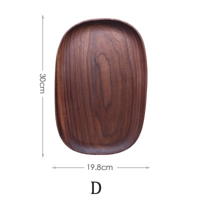 Plat, assiette en bois