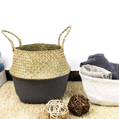 Cache-pot/panier en bambou