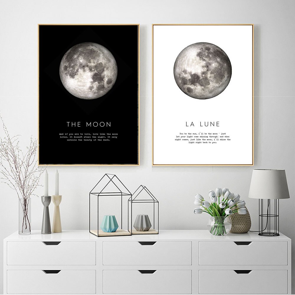 Toile "la lune"