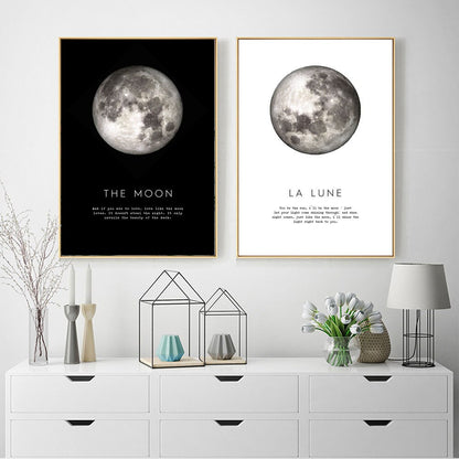 Toile "la lune"