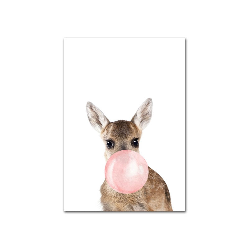 Toile "Bubble gum"
