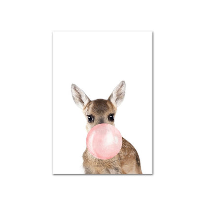 Toile "Bubble gum"