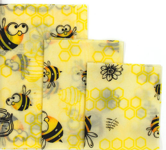 Bee's wrap, tissus à la cire d'abeille