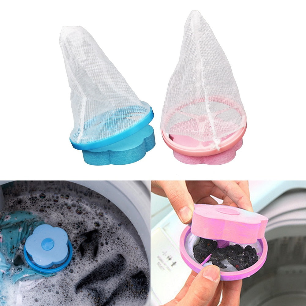 Filtre anti-poil et peluche pour la lessive
