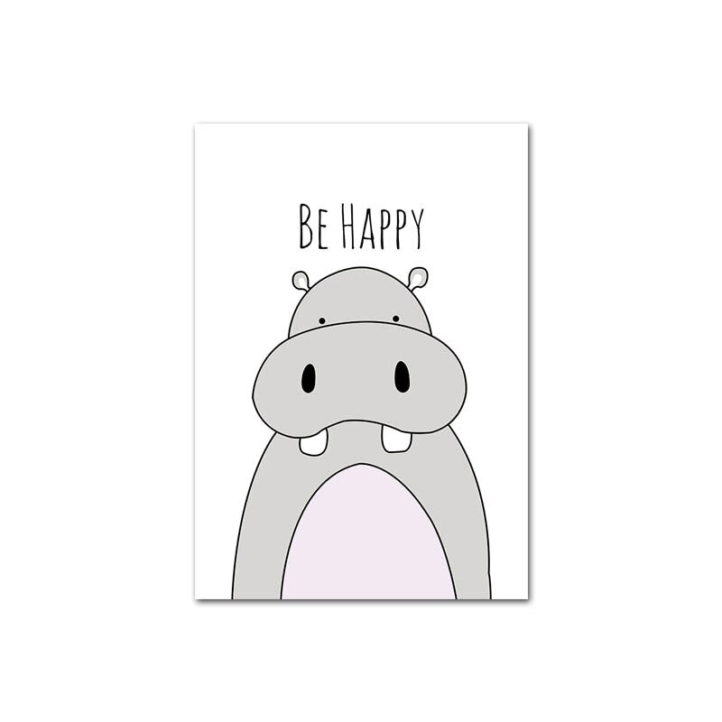 Toile "Encouragements animaliers"