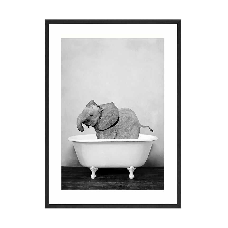 Toile "Bain sauvage"