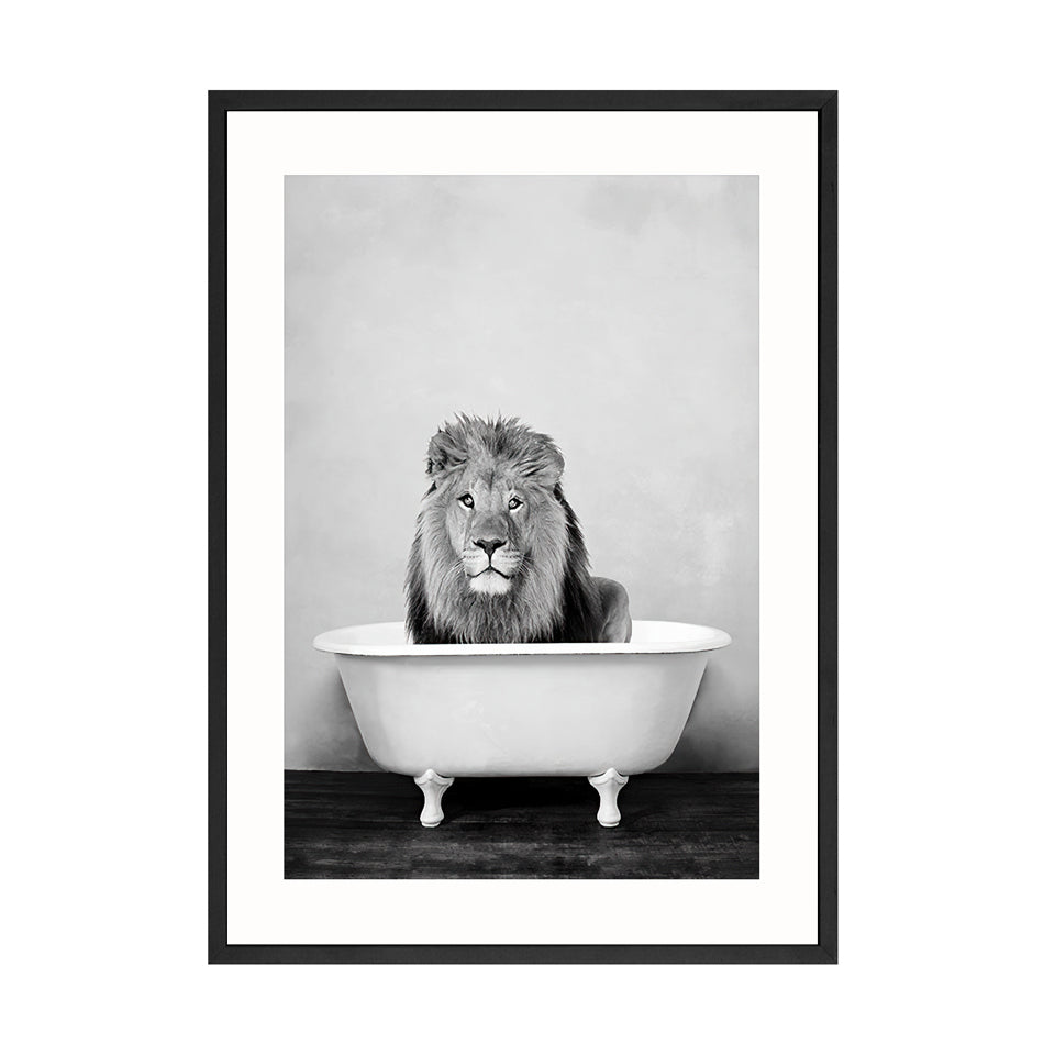 Toile "Bain sauvage"
