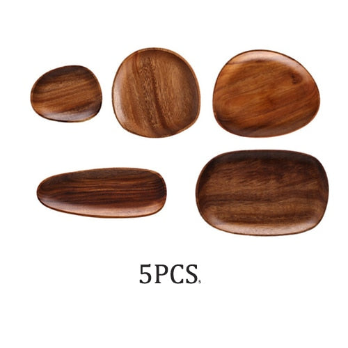 Plat, assiette en bois