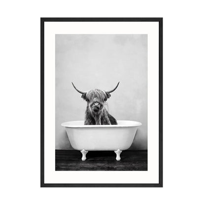 Toile "Bain sauvage"