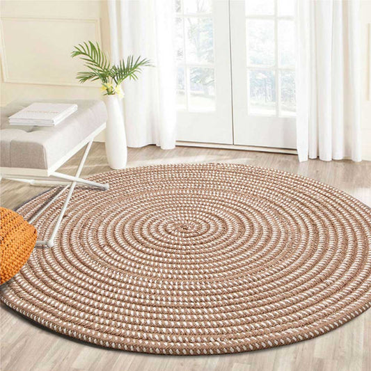 Tapis minimaliste rond