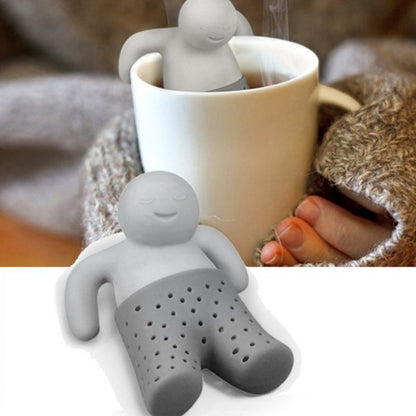 Infuseur à thé en silicone, bonhomme