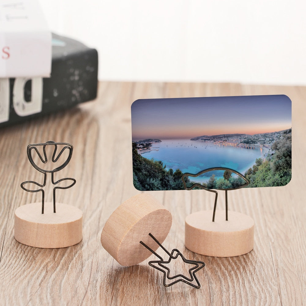 Porte-photo en bois