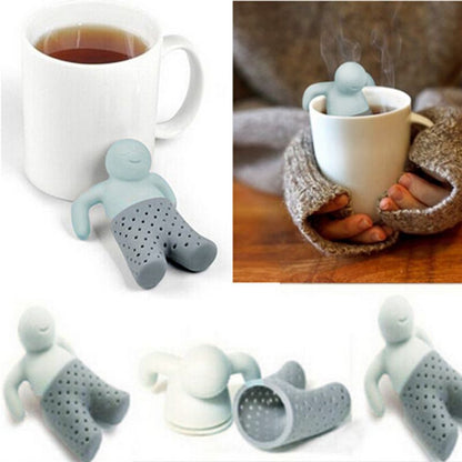Infuseur à thé en silicone, bonhomme