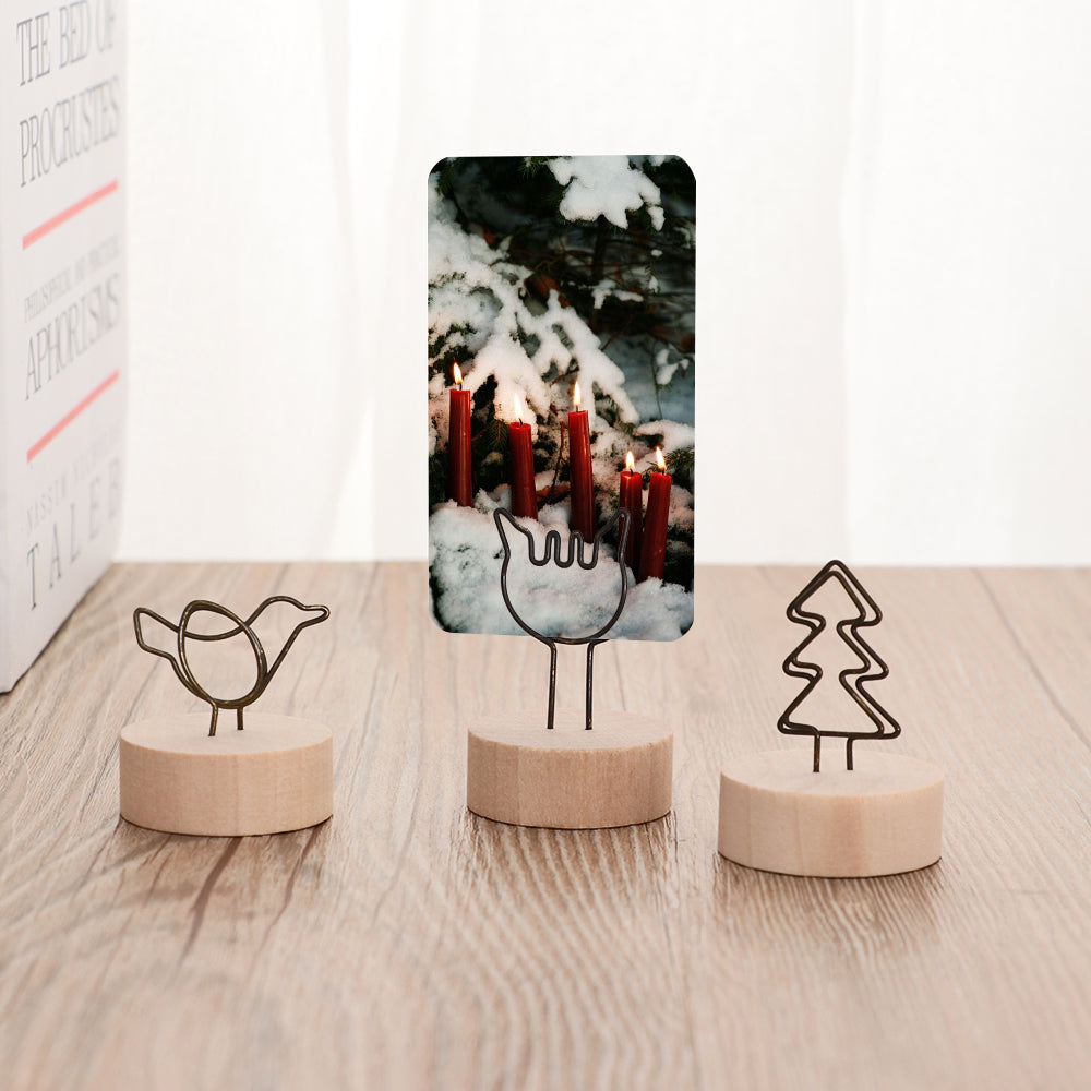 Porte-photo en bois