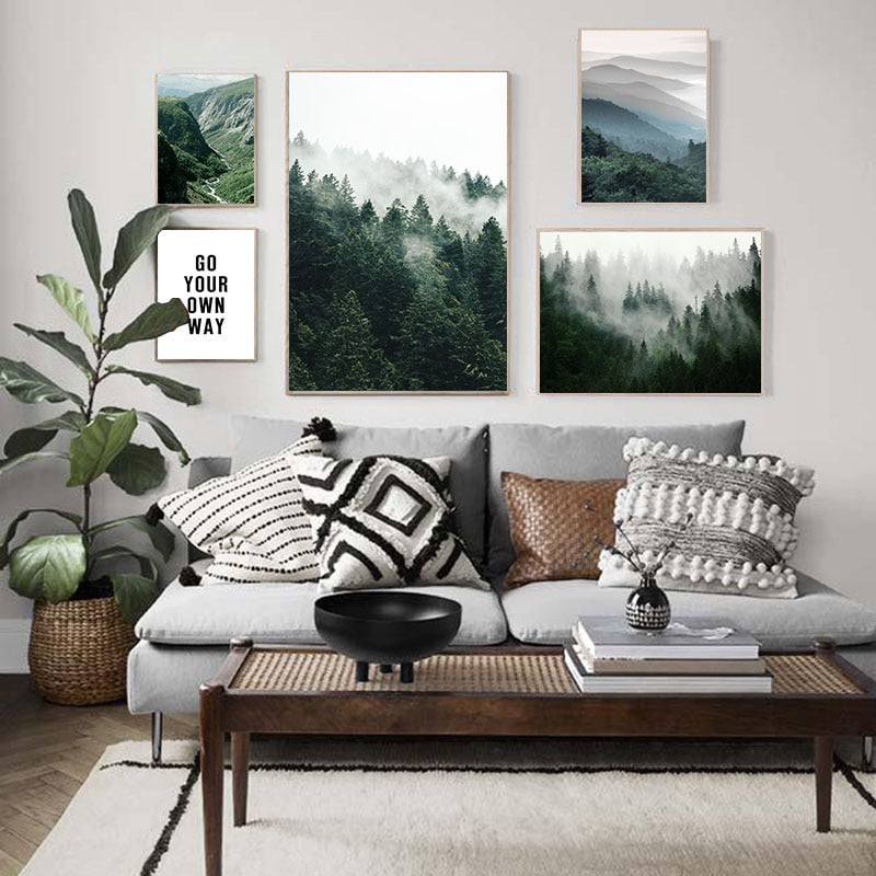 Toile "forêt enchantée"