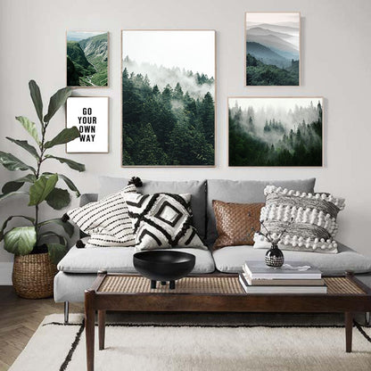 Toile "forêt enchantée"