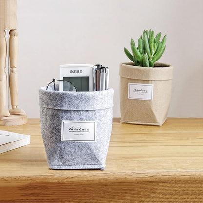 Cache-pot/panier en feutre