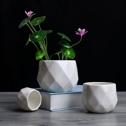 Cache-pot géométrique