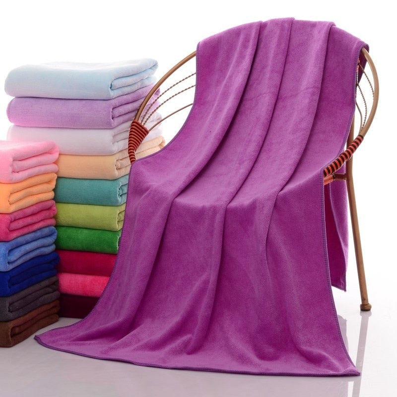 Serviette de bain, linge microfibre
