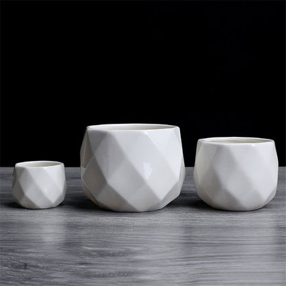 Cache-pot géométrique