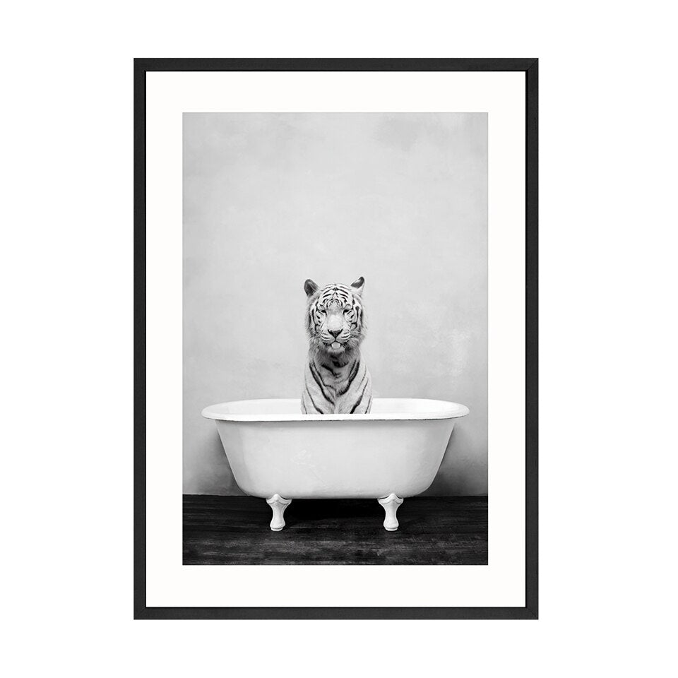 Toile "Bain sauvage"