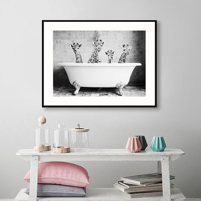 Toile "Bain sauvage"