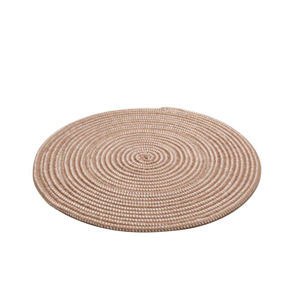 Tapis minimaliste rond