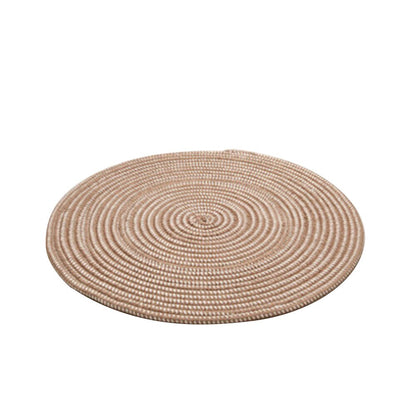 Tapis minimaliste rond