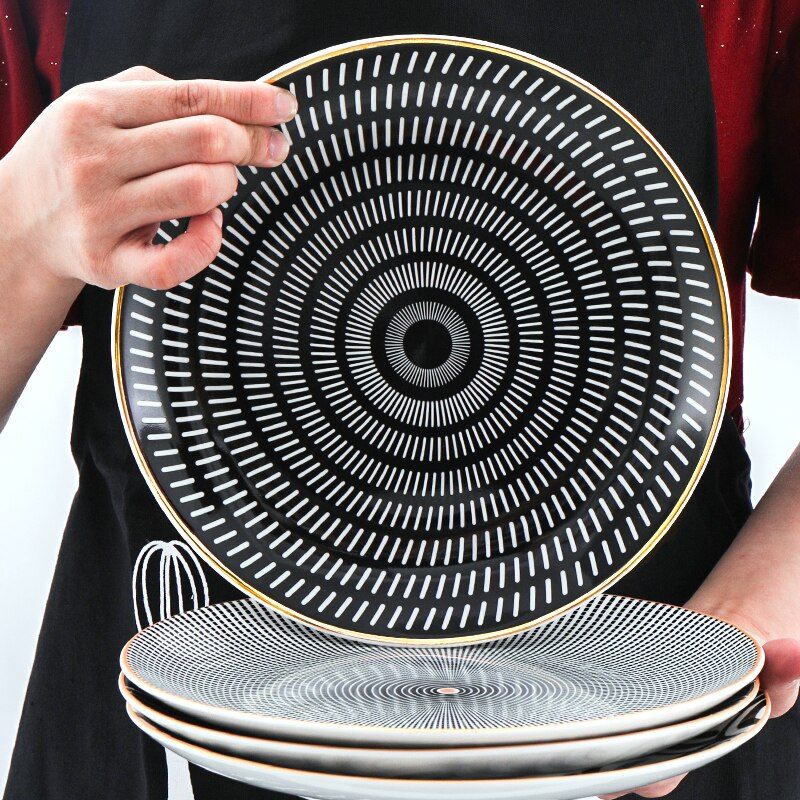 Assiettes géométriques