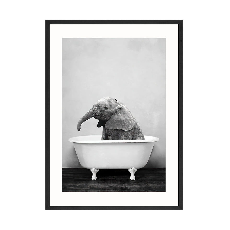 Toile "Bain sauvage"