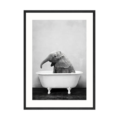 Toile "Bain sauvage"