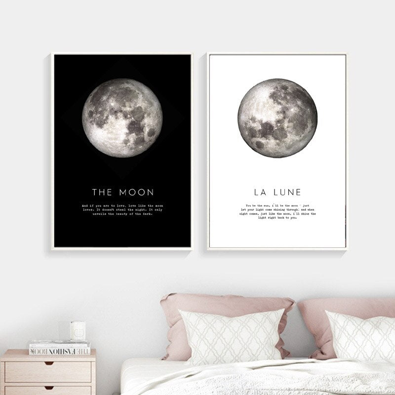 Toile "la lune"