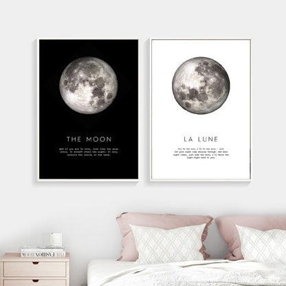Toile "la lune"