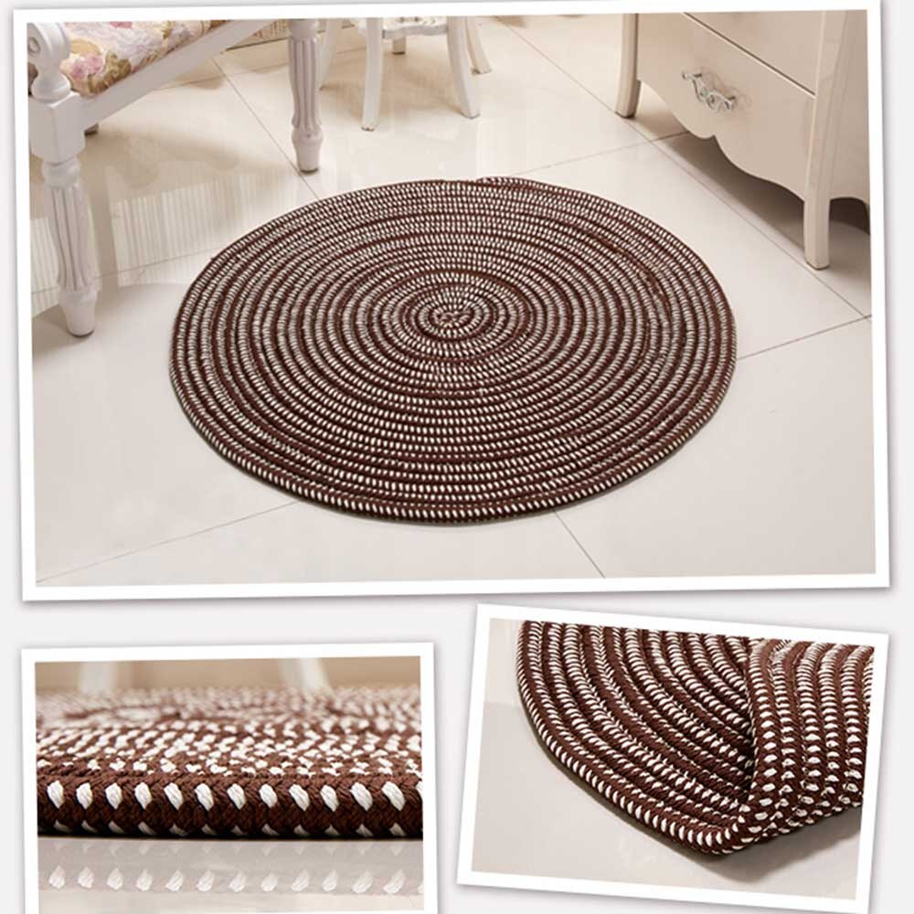 Tapis minimaliste rond
