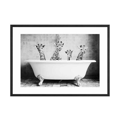 Toile "Bain sauvage"